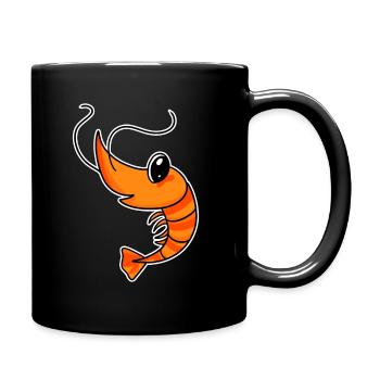 Shrimp shrimp - Full Colour Mug - black - Right