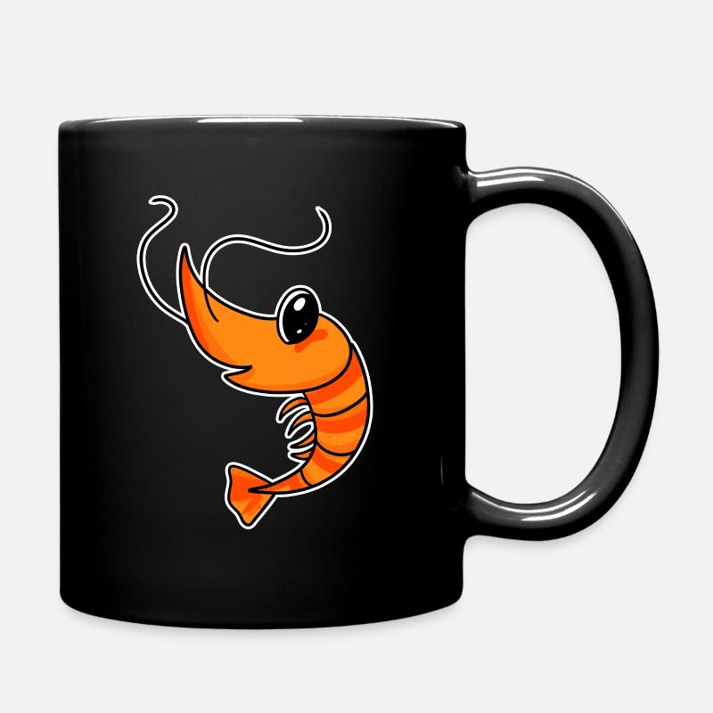 Crevettes crevettes - Mug uni - noir