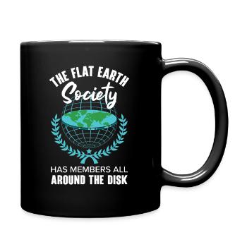Membres autour du disque - Mug uni - noir - Droite