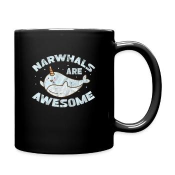 Narval - Mug uni - noir - Droite