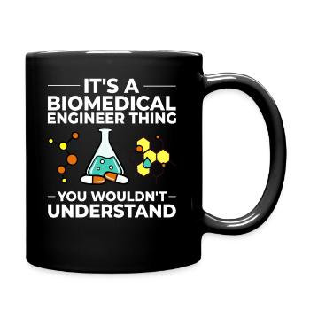 Biomedical Medical Technology Bioengineering - Full Colour Mug - black - Right