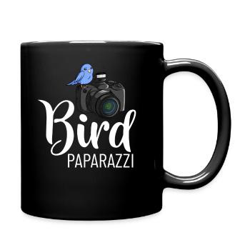 Bird Photography Lens Camera Photographer - Full Colour Mug - black - Right