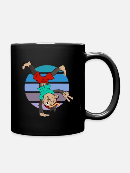 Breakdance Handstand Dance Street Art Breakdancer - Tasse einfarbig - Schwarz