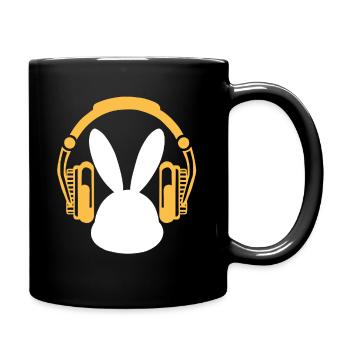 Ostern - Tasse einfarbig - Schwarz - Rechts