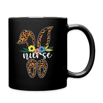 Ostern - Tasse einfarbig - Schwarz - Rechts