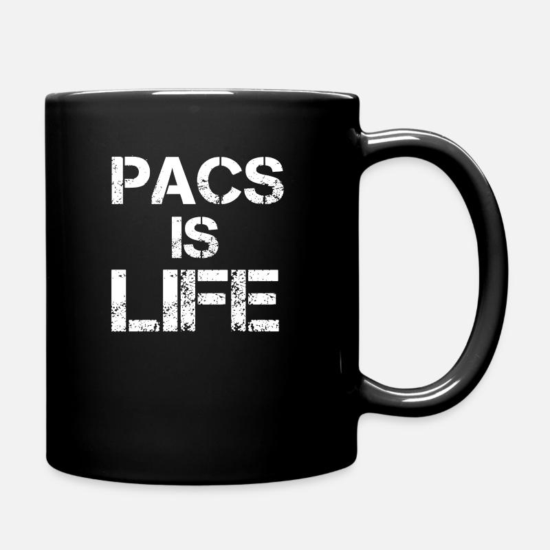PACS - Picture Archiving and Communication System - Full Colour Mug - black