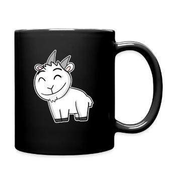 Goat Buck - Full Colour Mug - black - Right
