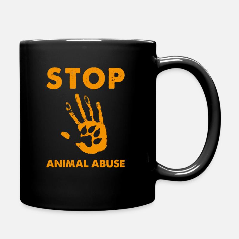 Halte à la maltraitance des animaux, Droits des animaux Maltraitance animale - Mug uni - noir