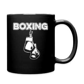Boxing Boxer - Full Colour Mug - black - Right