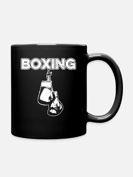 Boxen Boxer - Tasse einfarbig - Schwarz