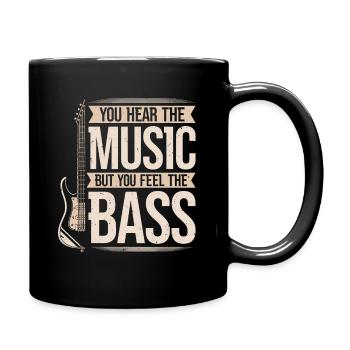 Bassiste Musique Bass Guitar Musiciens - Mug uni - noir - Droite