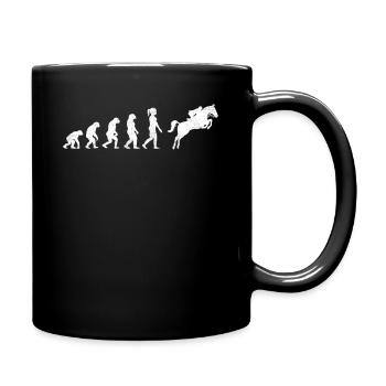 Evolution Horse Riding - Full Colour Mug - black - Right