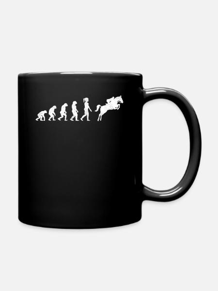 Evolution Équitation - Mug uni - noir