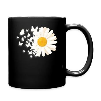 Marguerites Daisy Summer Daisies Flower Garden - Full Colour Mug - black - Right