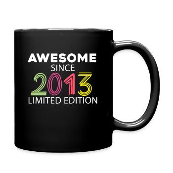 Fantastic since 2013 - Vintage 2013 - Full Colour Mug - black - Right