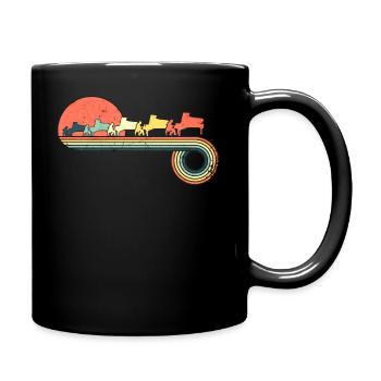 Pianist, der - Tasse einfarbig - Schwarz - Rechts