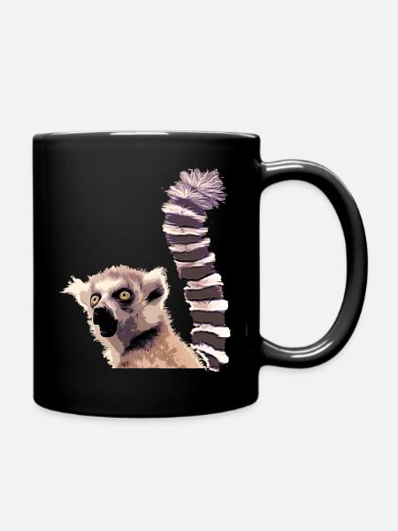 Lémurien de Madagascar - Mug uni - noir
