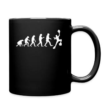 Boulder Evolution Man Bouldering Men - Full Colour Mug - black - Right