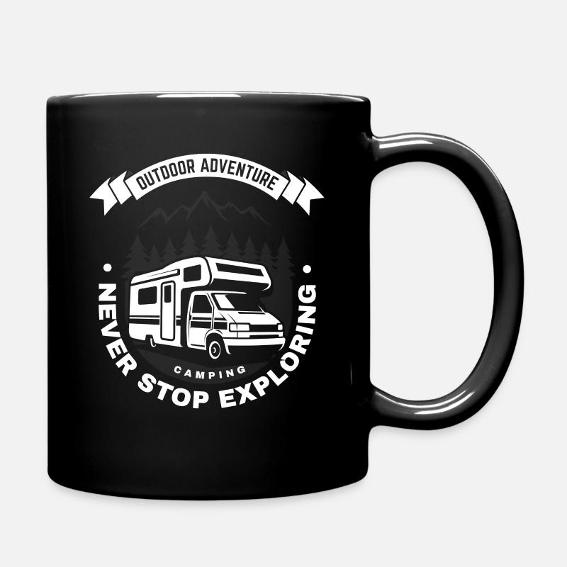 Cool Adventure Motif L’aventure appelle - Mug uni - noir