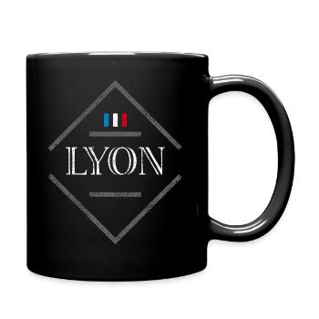Lyon - Mug uni - noir - Droite