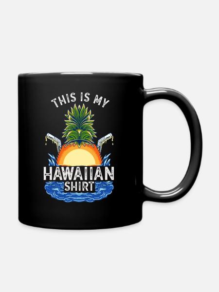 This Is My Hawaiian Palm Summer - Tasse einfarbig - Schwarz