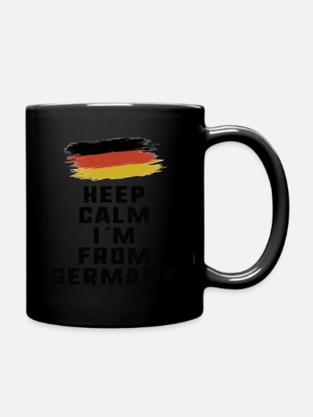 Keep Calm i´m from Germany Cooles Germany Shirt - Tasse einfarbig - Schwarz