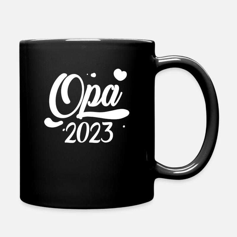 Opa 2023 - Tasse einfarbig - Schwarz