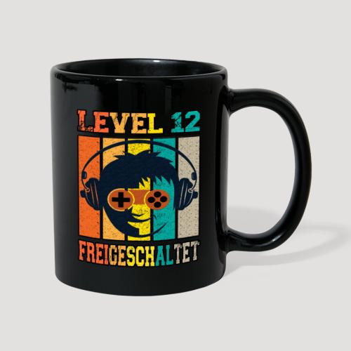 Geburtstag Gamer Level 12 Jahre Freigeschaltet - Tasse einfarbig