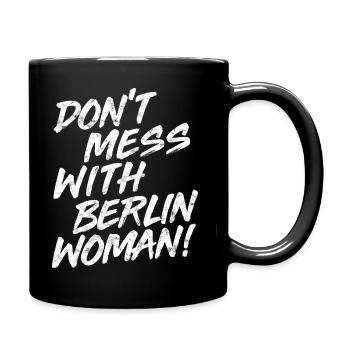 NE JOUEZ PAS AVEC LA FEMME BERLINOISE - Mug uni - noir - Droite