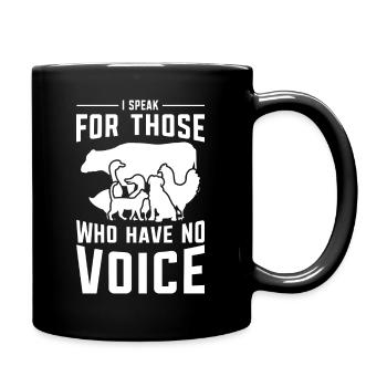 Sauvetage des animaux Bien-être animal Save Voice - Mug uni - noir - Droite