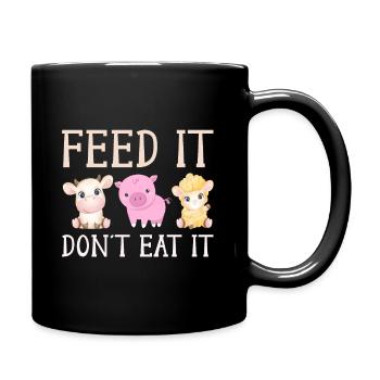 Animals Animal Animal Welfare Feeding - Full Colour Mug - black - Right
