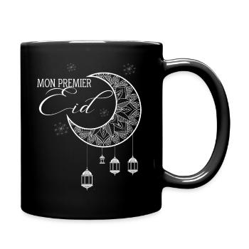 mon premier Eid - Mug uni - noir - Droite