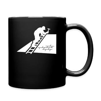 Roofing Profession Training Craftsman Gift - Full Colour Mug - black - Right