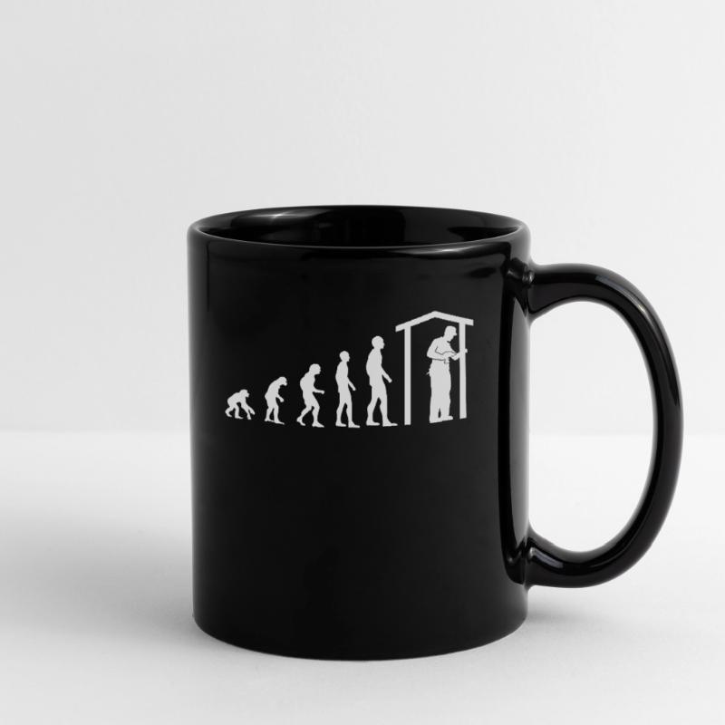 Carpenter Profession Evolution Carpenter Gift Full Colour Mug