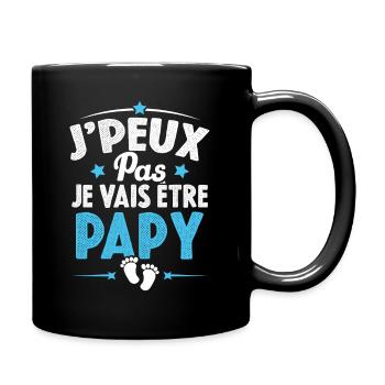 Je Peux Pas Je Vais Être Papy Cadeau Grand-père - Mug uni - noir - Droite