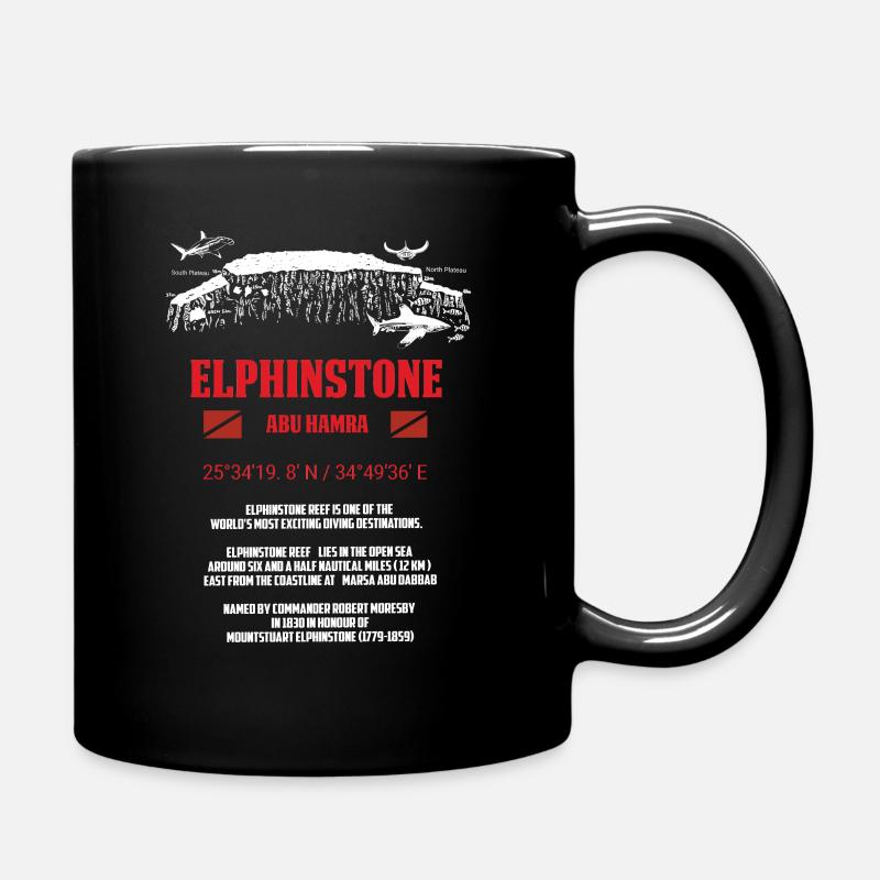 Egypte Red Sea Elphinstone Diving Gift - Mug uni - noir
