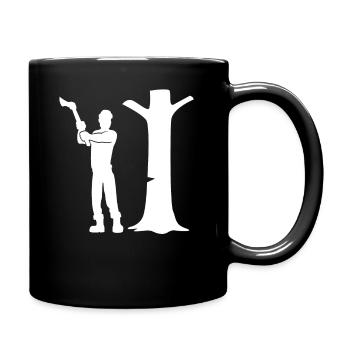 Lumberjack Profession Training Forester Gift - Full Colour Mug - black - Right