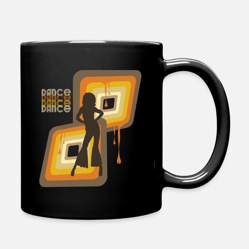 Dance 70s - Full Colour Mug - black