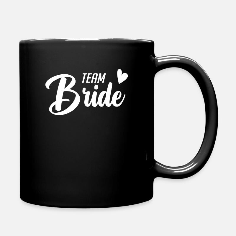 Team Bride - Tasse einfarbig - Schwarz
