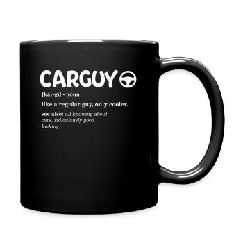 CAR GUY Cooles Tuning Shirt Car Lover - Tasse einfarbig - Schwarz - Rechts