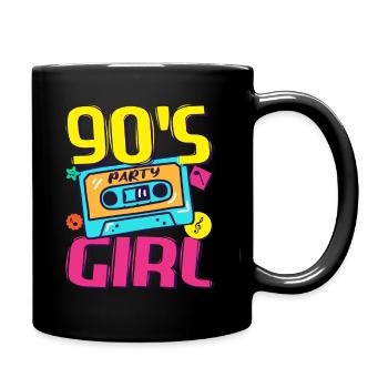Tenue des années 90 Party Party 90s Devise de la fille de fête 1990 - Mug uni - noir - Droite