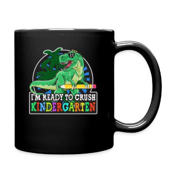 Kindergarten Enrollment Start Kindergarten Child - Full Colour Mug - black - Right