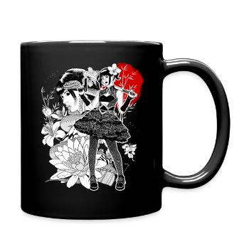 Japanese weapons - Full Colour Mug - black - Right