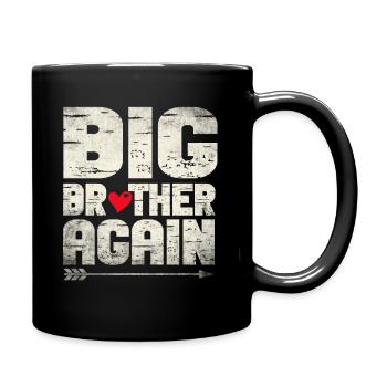 Big Brother Finally Big Bro Gamer Promoted Son - Tasse einfarbig - Schwarz - Rechts