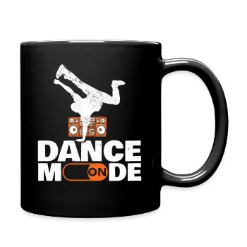 Hip Hop Tanzen Streetdance Breakdance - Tasse einfarbig - Schwarz - Rechts