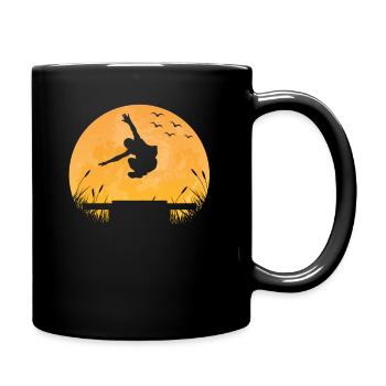 Parkour Parkour Runner Freerunning Jumping Parkur - Full Colour Mug - black - Right