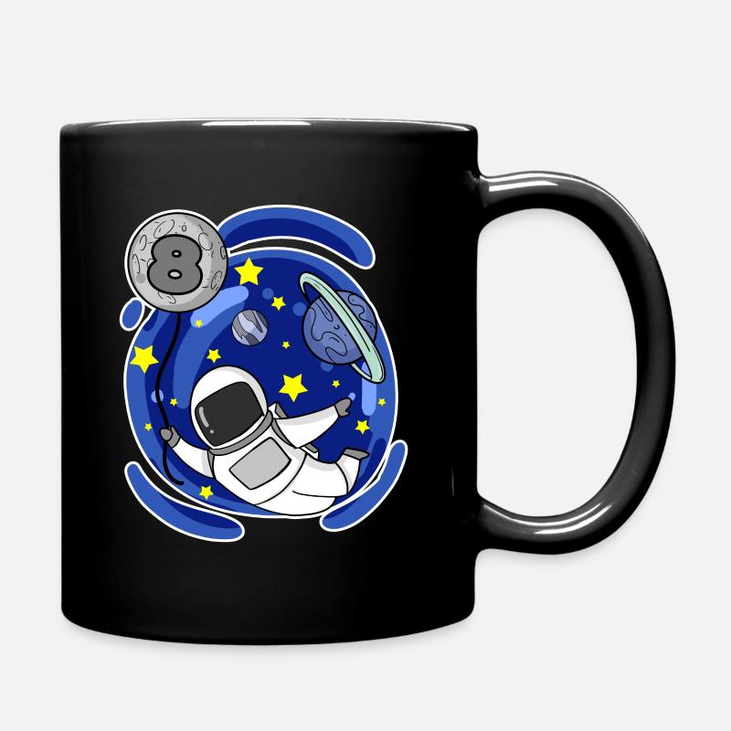 8 Jahre alt Junge - 8 Geburtstag - Ich bin 8 - Tasse einfarbig - Schwarz