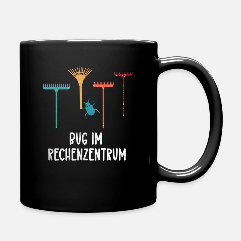 Bug im Rechenzentrum für jeden Itler und EDV Typ - Tasse einfarbig - Schwarz