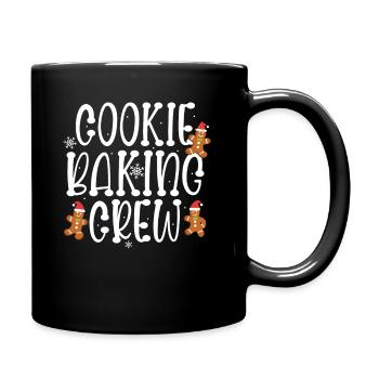 Cookie Baking Crew Pajama Christmas Gingerbread - Full Colour Mug - black - Right