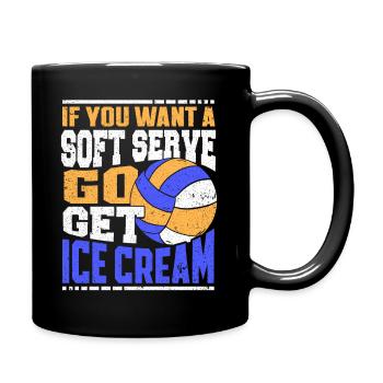 Volleyball player Volleyball - Full Colour Mug - black - Right